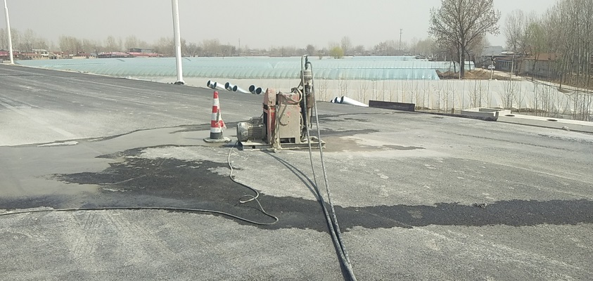 清河门道路回填土下沉注浆